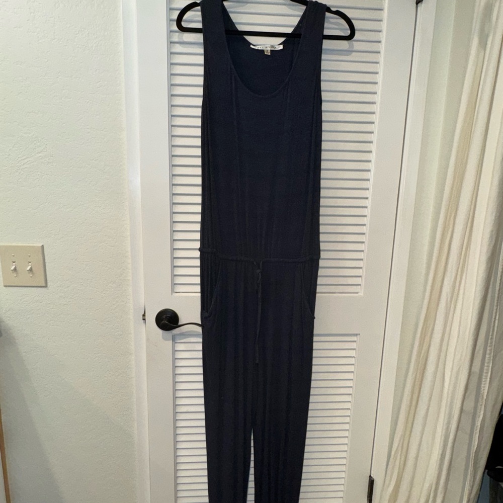 Max Studio Navy Jumpsuit